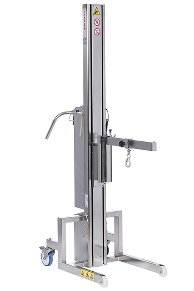 Stainless steel lifter in hygienic design - Hovmand